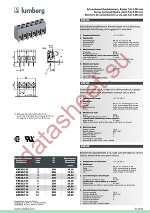 KRESSZ 06 datasheet  